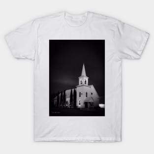 Silent Night - Black and White T-Shirt